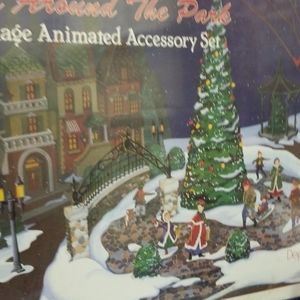 Department 56 All Around the Park Village Animated